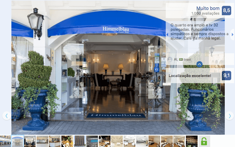 Hotéis no centro turístico de Blumenau: Himmelblau Palace Hotel