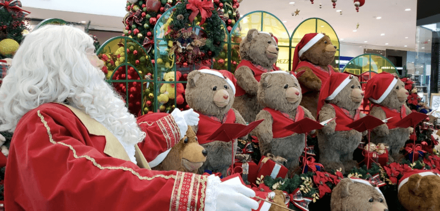 Natal em Blumenau: Decoração Neumarkt Shopping em Blumenau