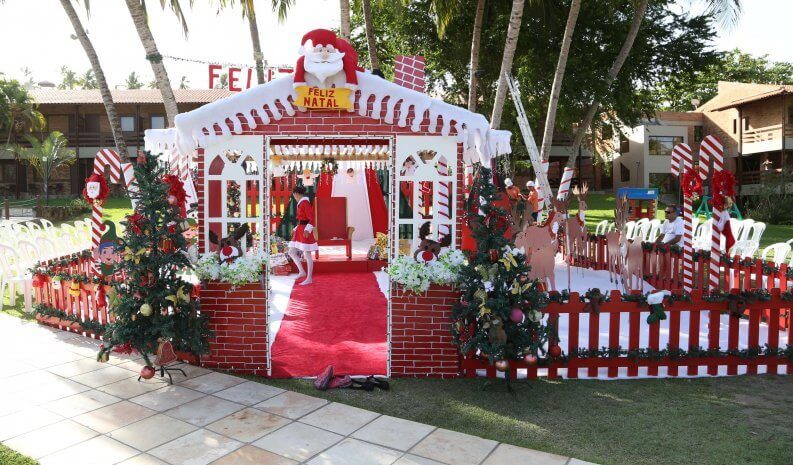 Natal em Maceió: Casa do Papai Noel no Salinas Maceió Resort