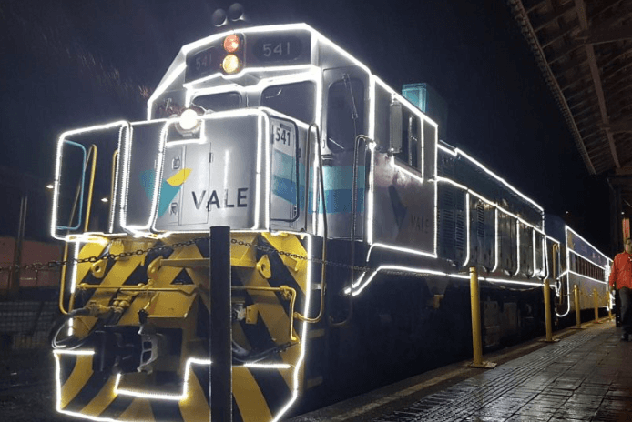 Trem da Vale no Natal em Ouro Preto