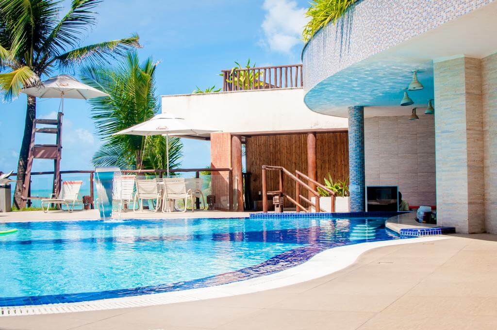 Hotéis de luxo em Natal: Piscina do Rifoles Praia Hotel e Resort