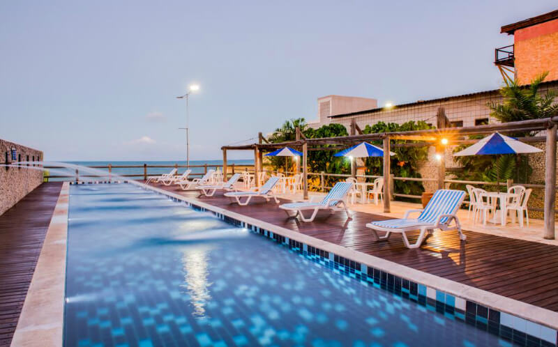 Hotéis no centro turístico de Natal: Piscina do Yak Beach Hotel Natal