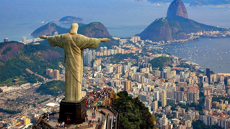Imagem aérea do Rio de Janeiro
