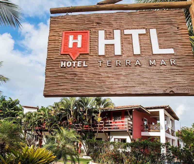Entrada do HTL Terr -Mar Hotel Barra Grande